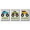 Big Dot of Happiness Smash and Crash - Monster Truck - Boy Kids Bathroom Rules Wall Art - 7.5 x 10 inches - Set of 3 Signs - Wash, Brush, Flush